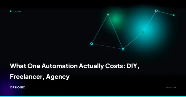 how much does it cost to automate a business process opsionic 8582cf