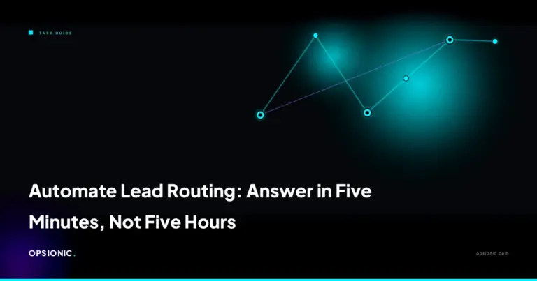 automate lead routing opsionic 4cf854