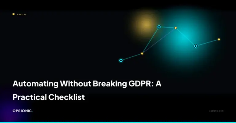gdpr compliant automation small business opsionic 4437a2