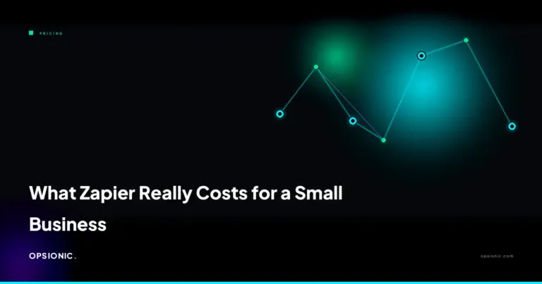 zapier cost for small business opsionic fbc60b